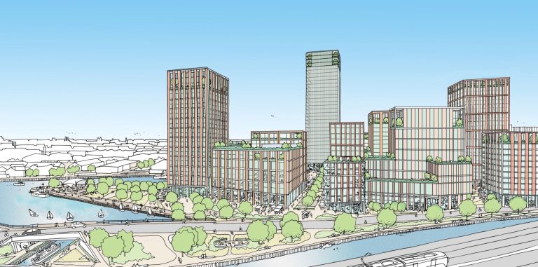 Plans unveiled for new 'island district' on Pomona Island in Manchester