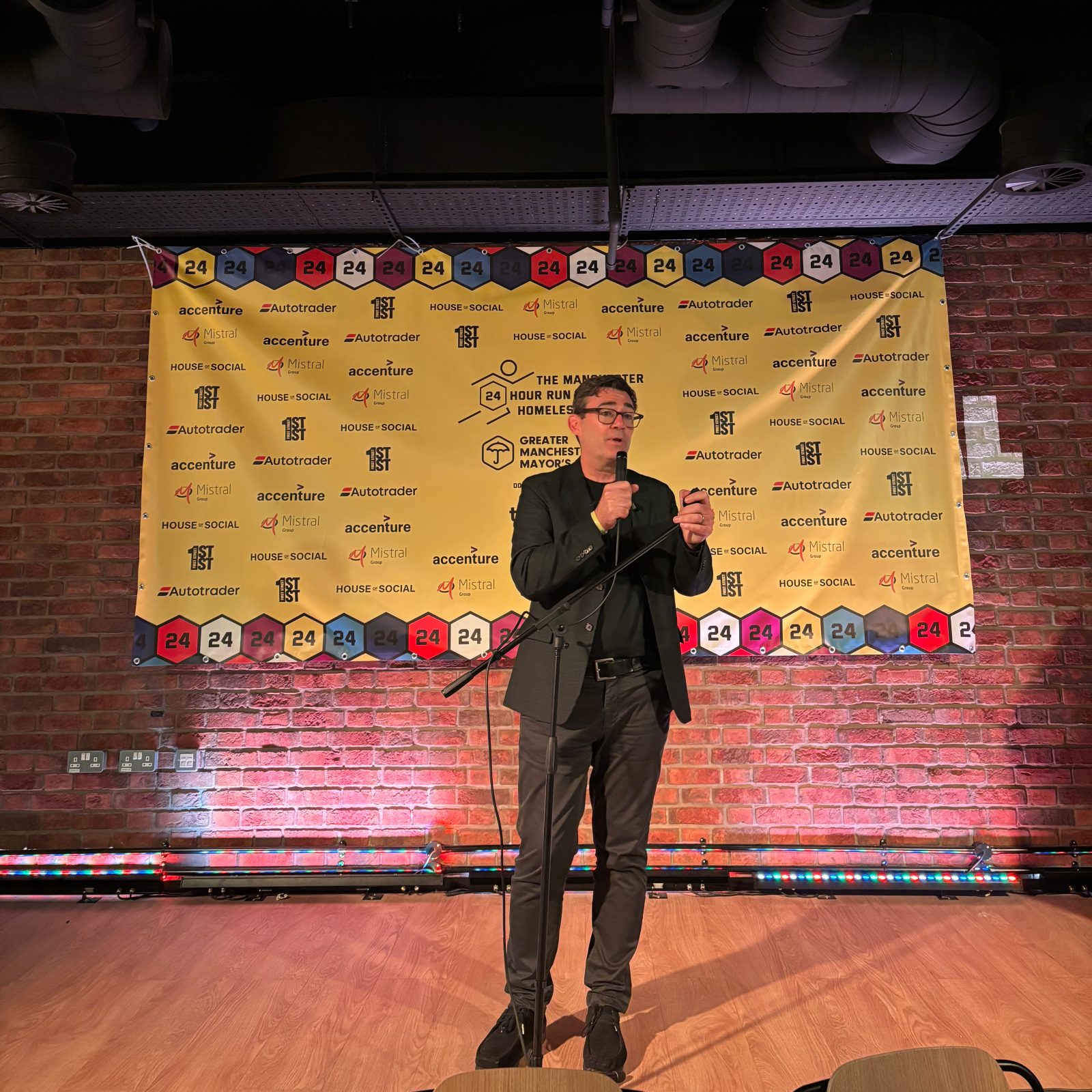 andy burnham manchester mayors charity