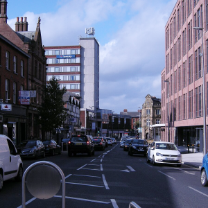 Assault outside Altrincham takeaway