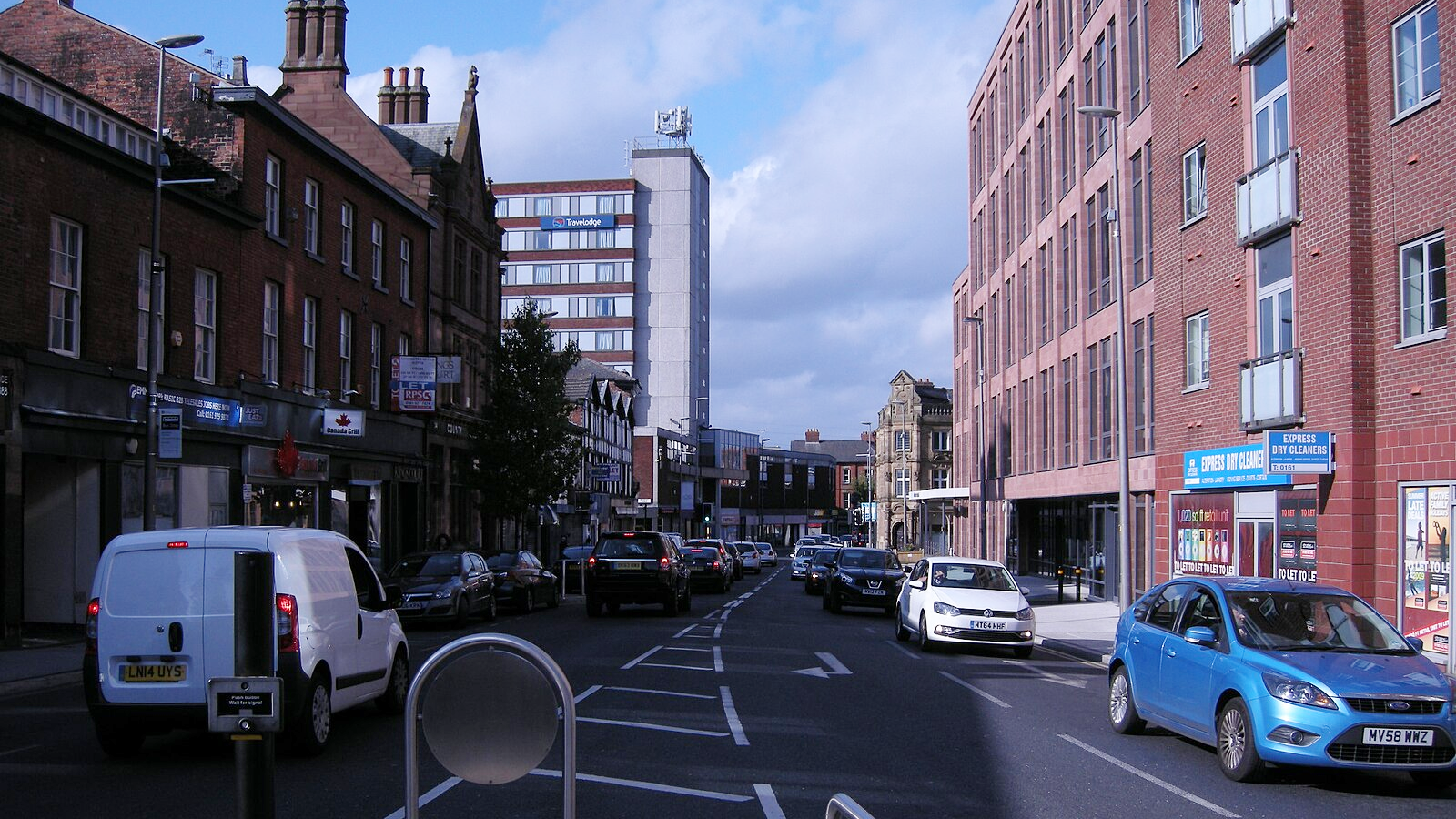 Assault outside Altrincham takeaway