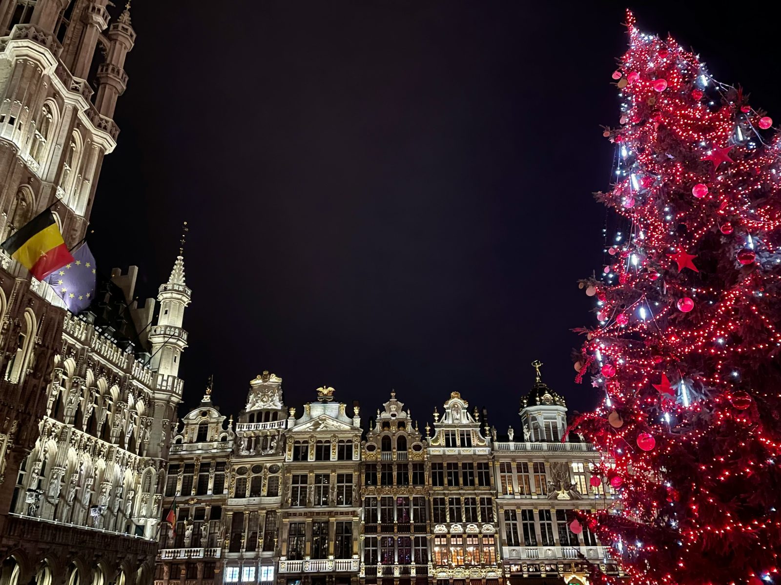 Brussels is one of the cities you can fly to from Manchester for a European Christmas break