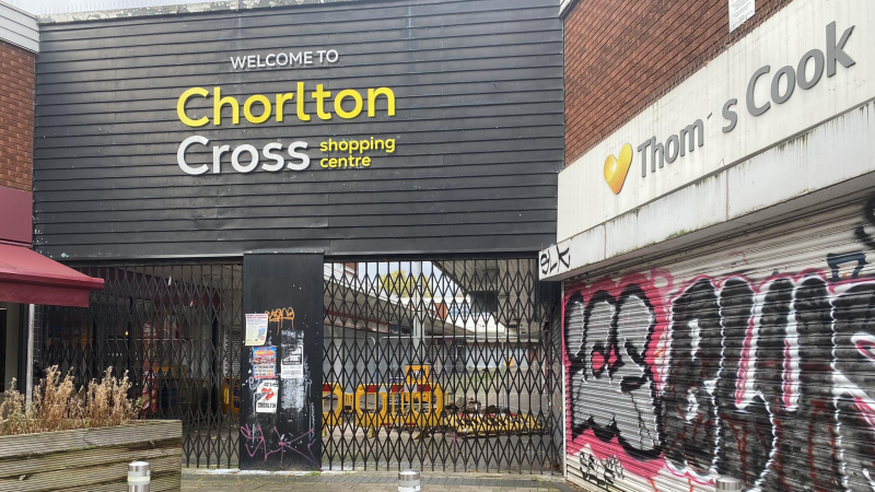 Chorlton Cross Shopping Centre being redeveloped