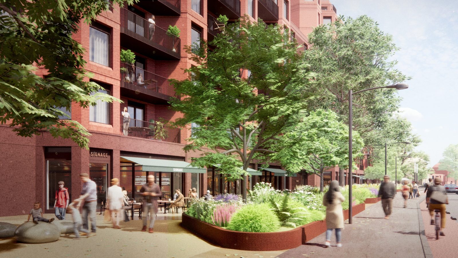 new chorlton cross plans CGI pics