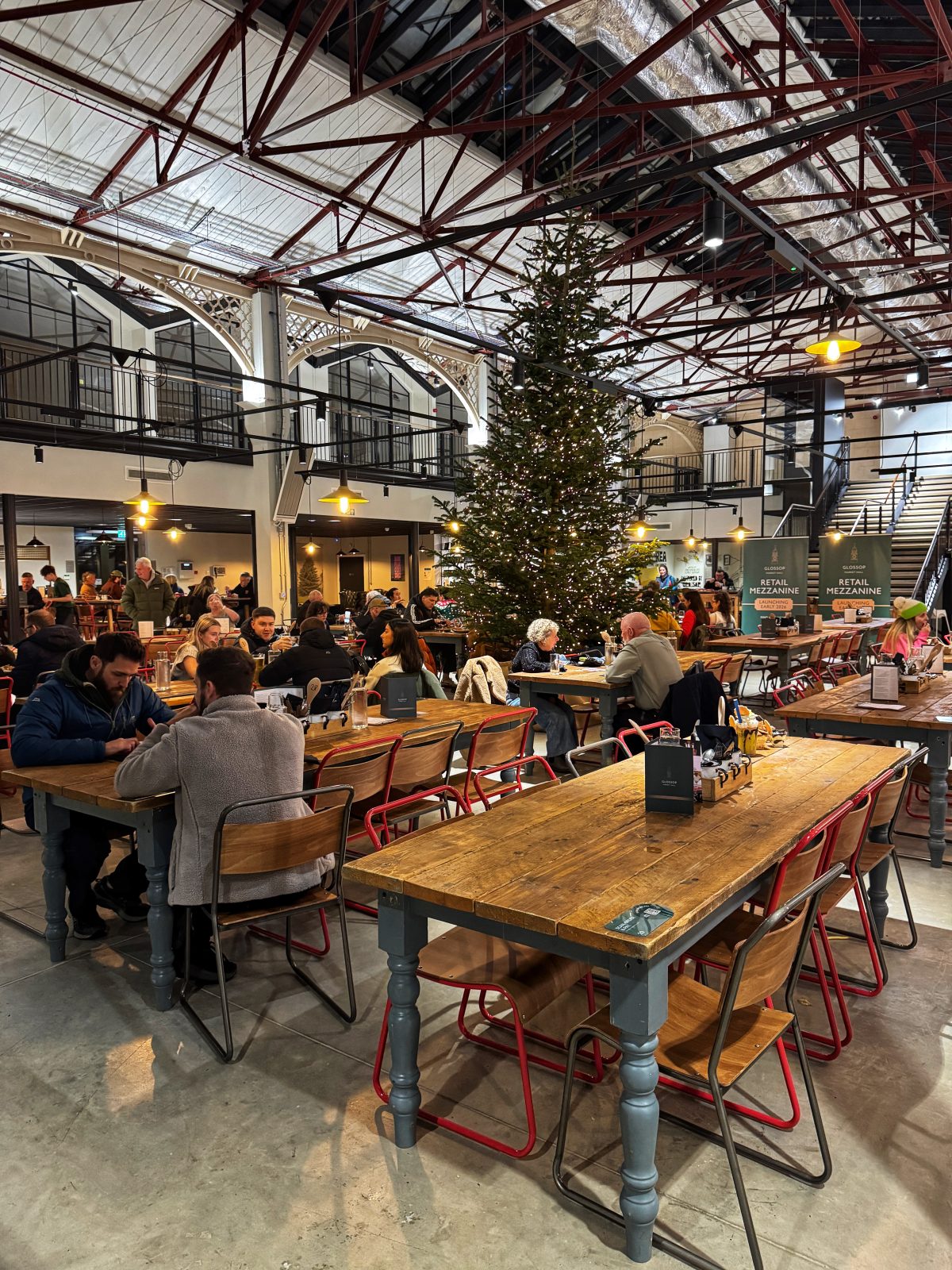 The incredible space at Glossop Market Hall