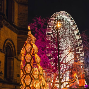 New Year's Eve fireworks display Manchester City Centre