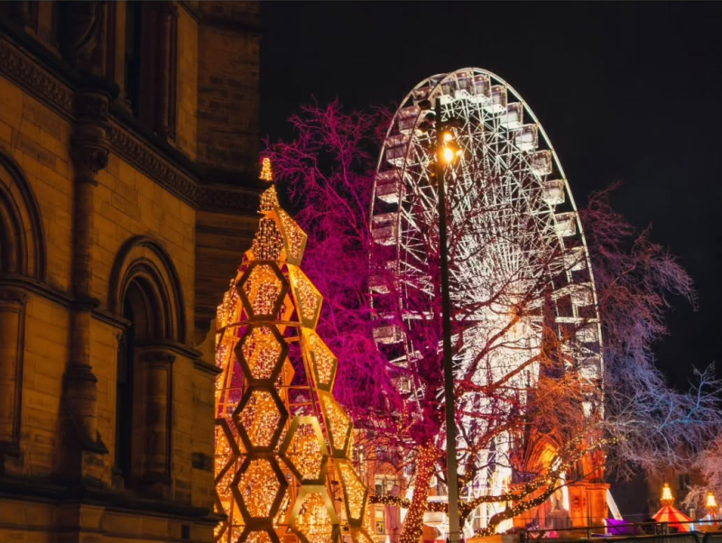 New Year's Eve fireworks display Manchester City Centre