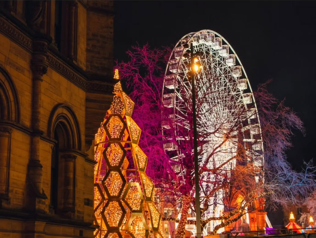 New Year's Eve fireworks display Manchester City Centre
