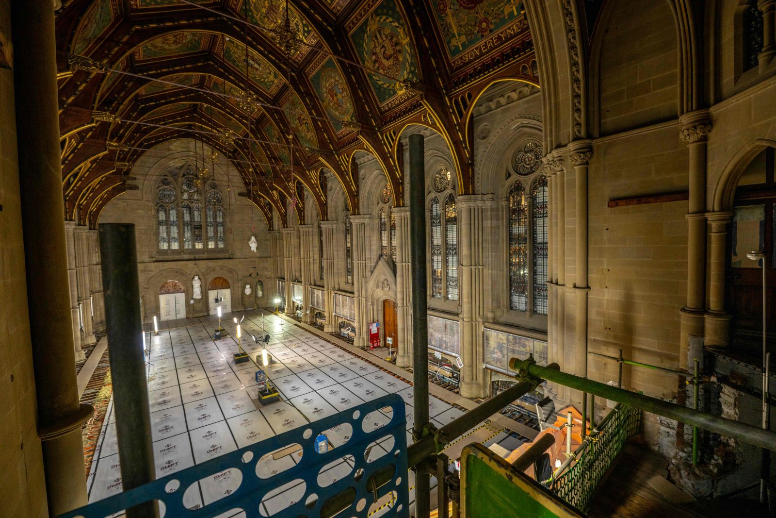 Inside Manchester Town Hall as more scaffolding comes down and reopening date confirmed