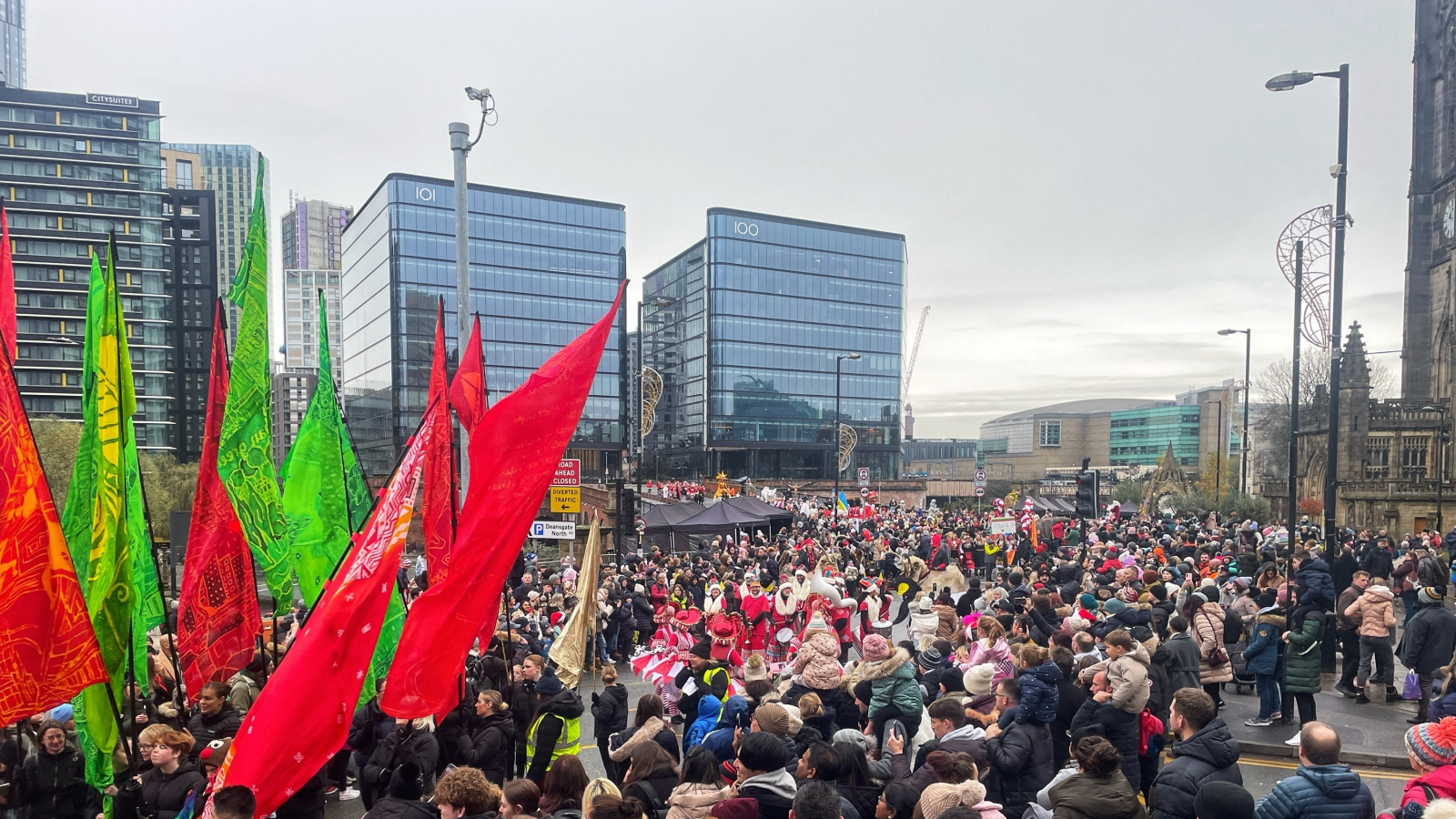 manchester christmas parade start point