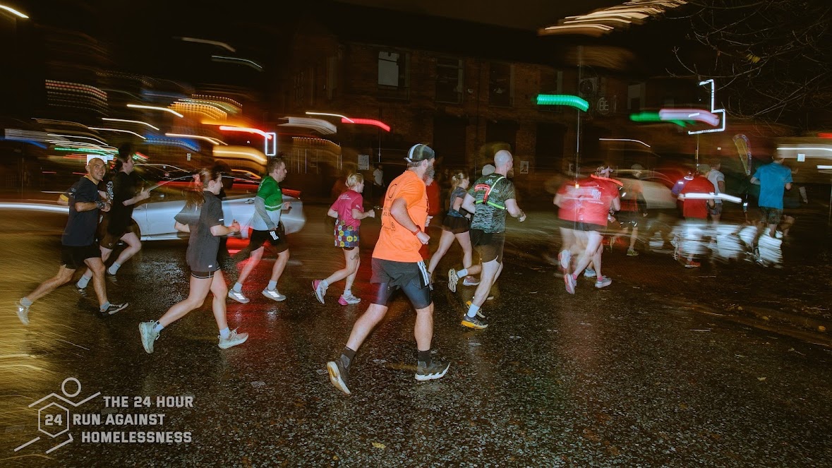 the mcr 24 hour run against homelessness fundraiser
