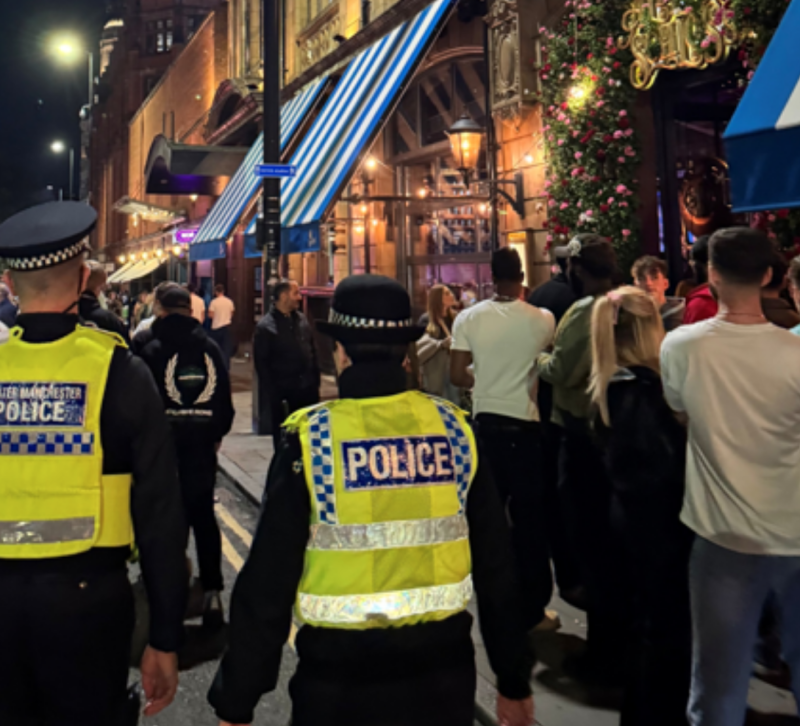 Police on Peter Street