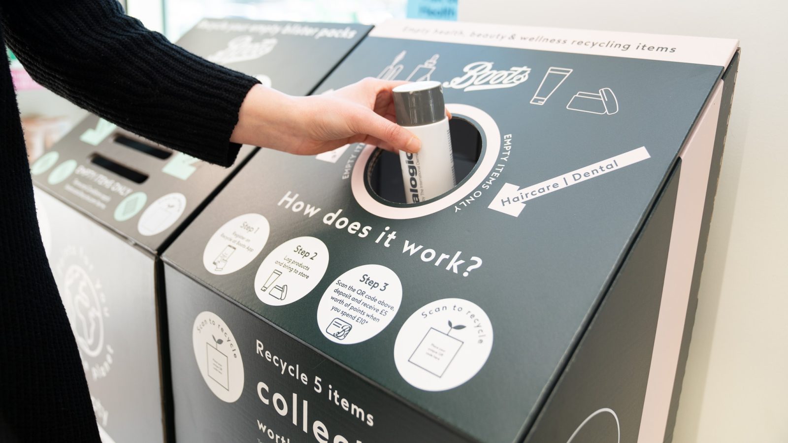 Boots empties recycling scheme explained