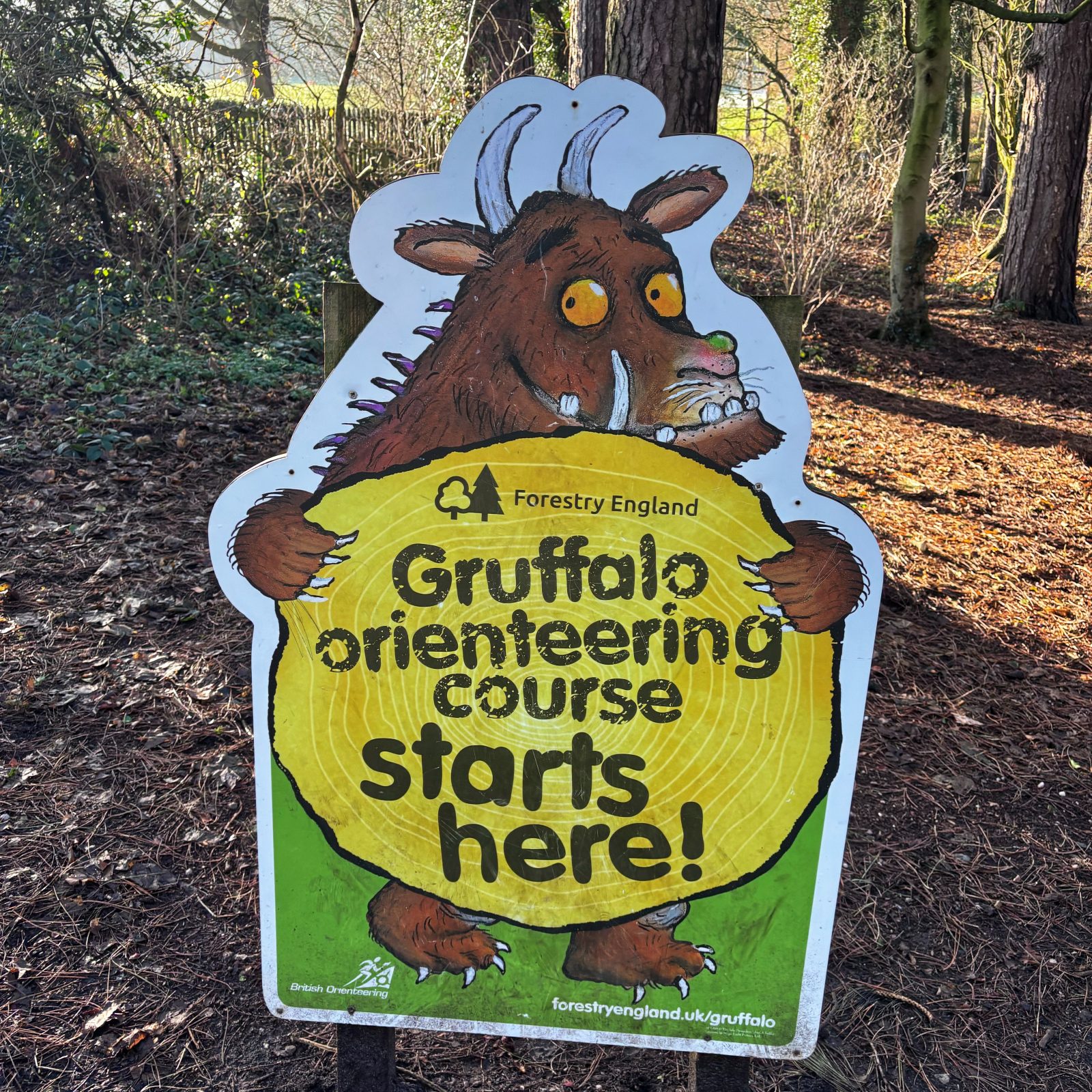 gruffalo orienteering course delamere forest