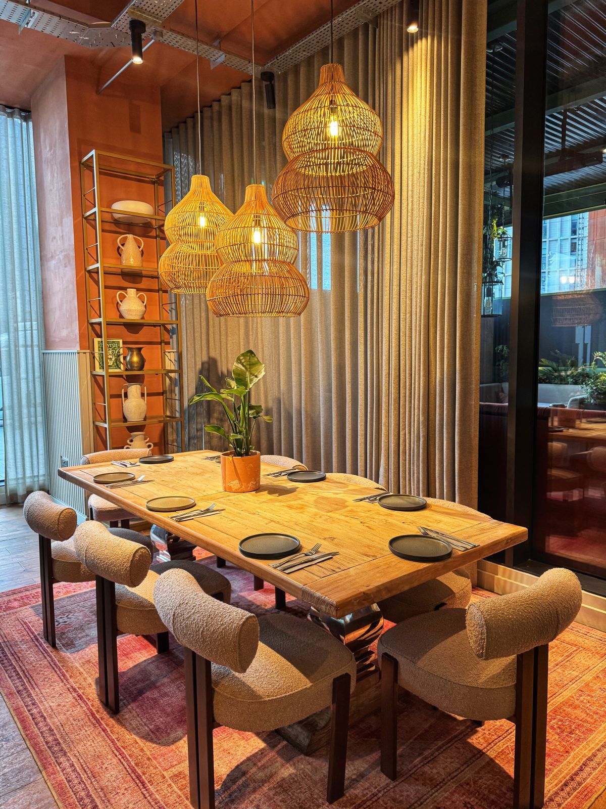 The private dining room