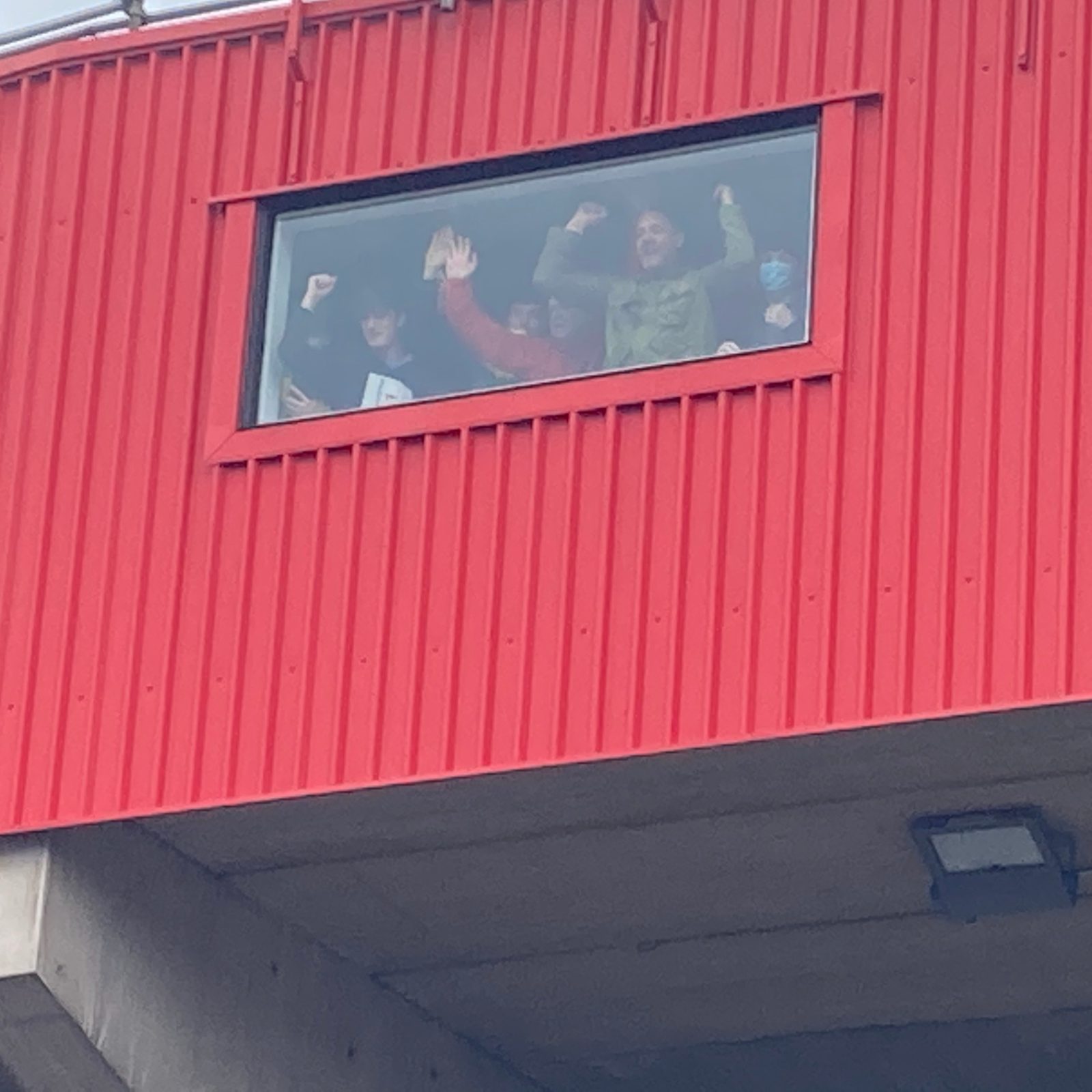 when did united fans break into the stadium?