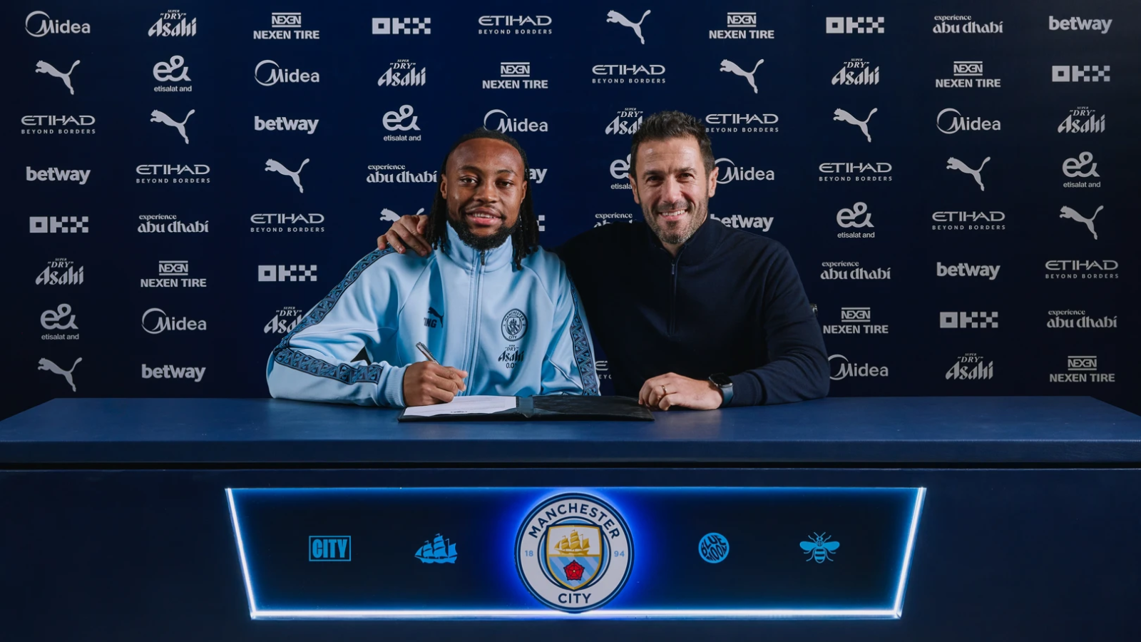Semenyo joins Man City number 42 shirt