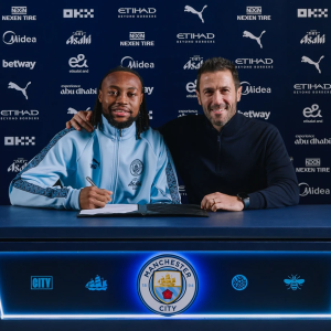 Semenyo joins Man City number 42 shirt