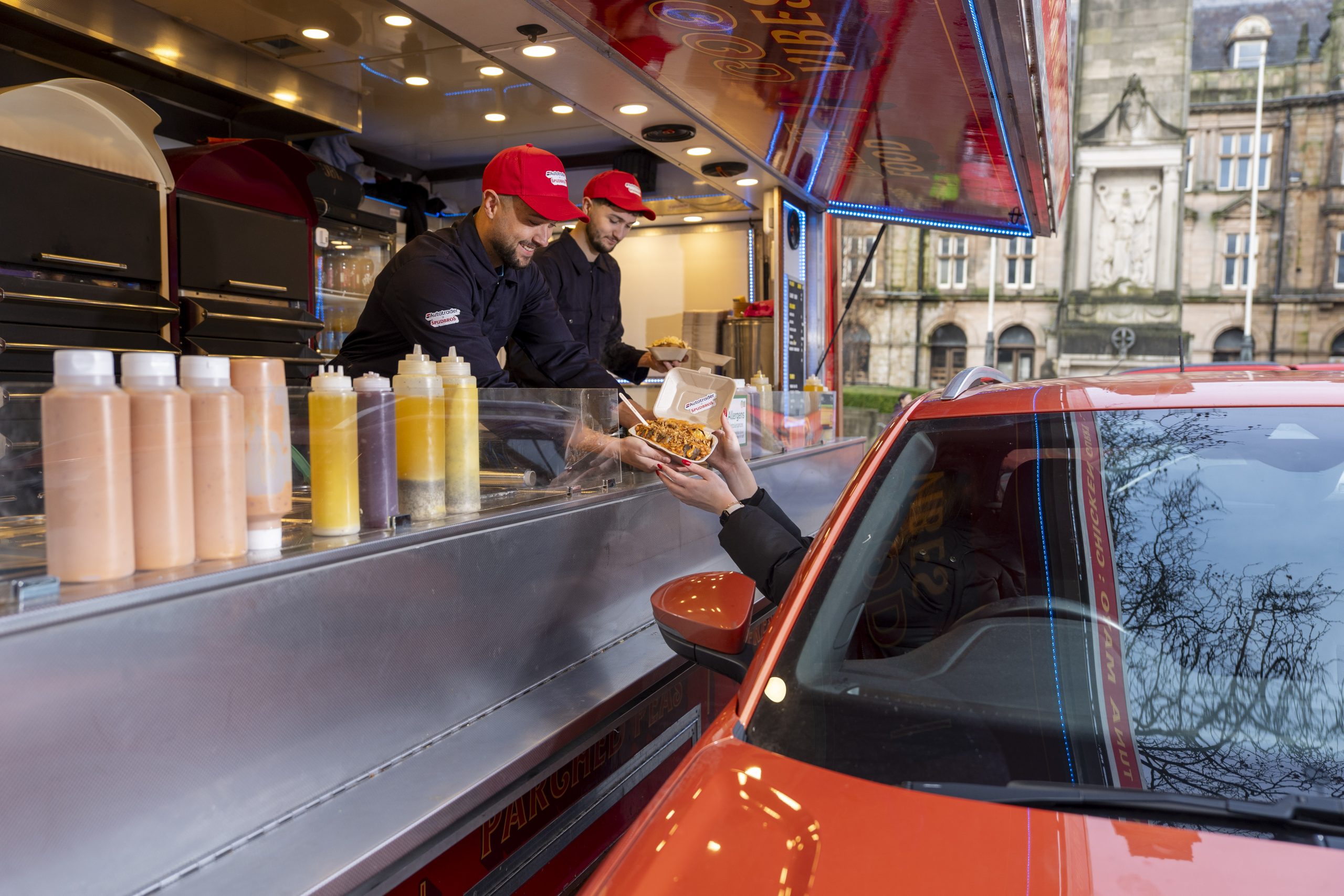 Autotrader and viral food brand SpudBros are opening their first jacket potato drive-thru