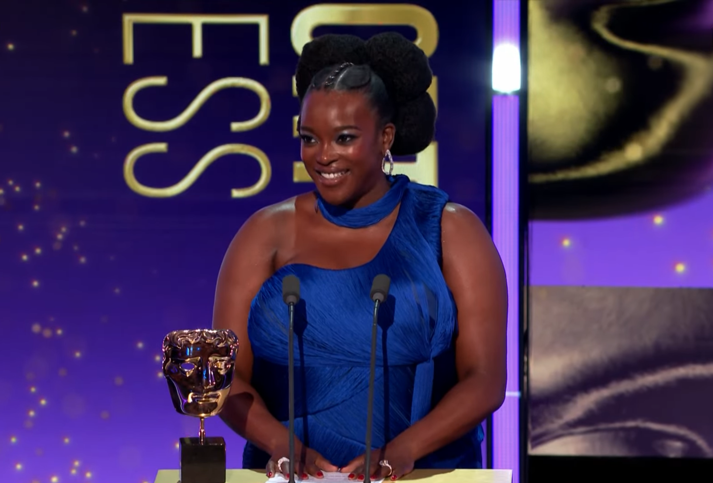 Wunmi Mosaku wins BAFTA