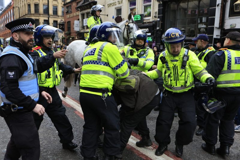 Britain First march in Manchester February 2026