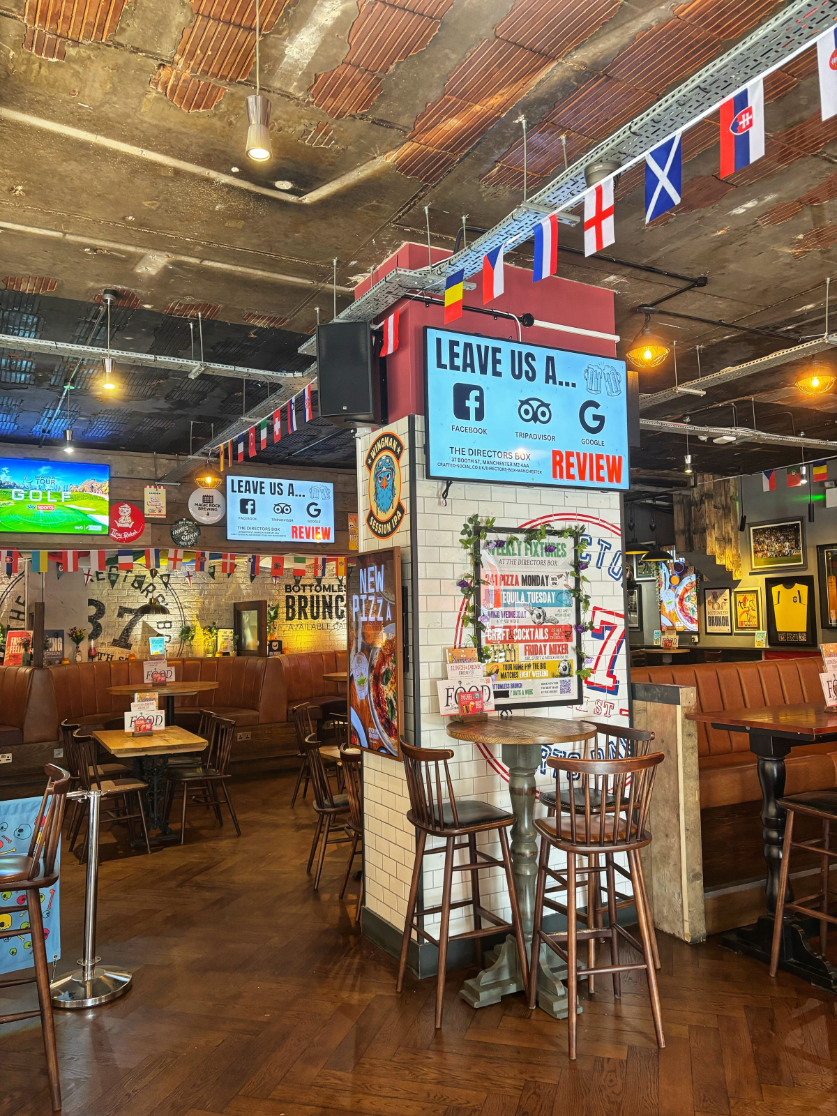 directors box manchester six nations bookings