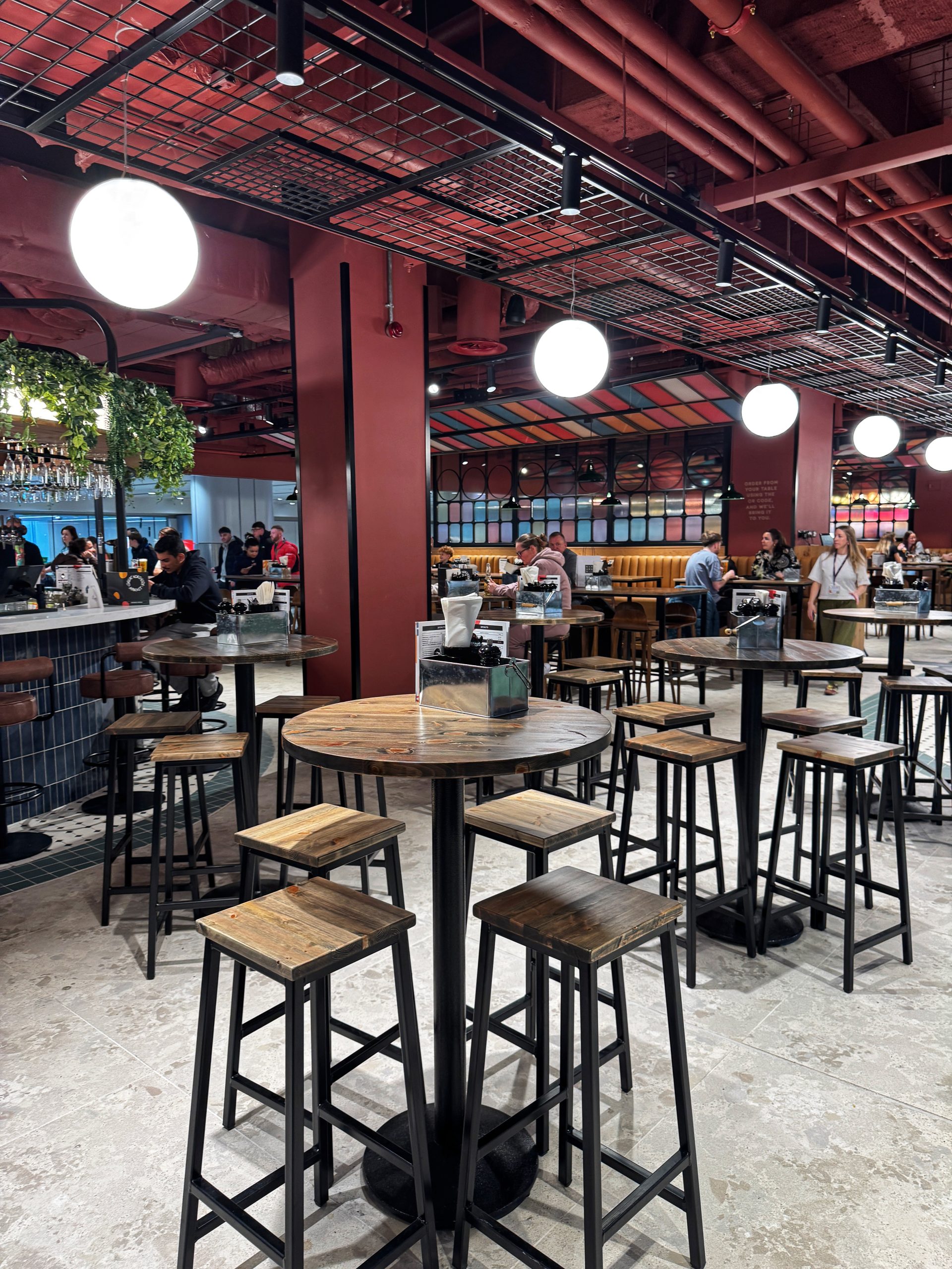 Inside Great Northern Market, the huge new food hall at Manchester Airport T2