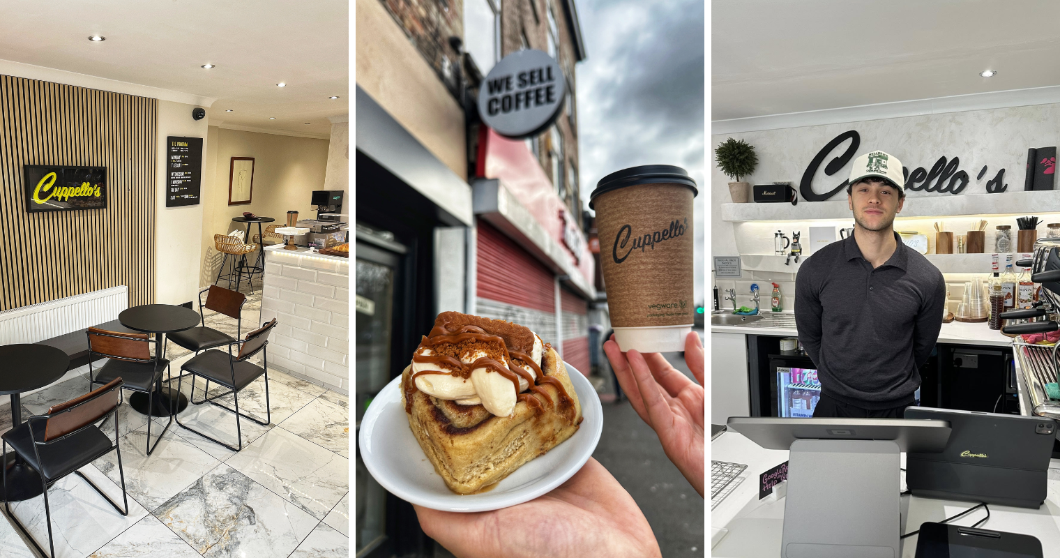 New cafe in Stretford Cuppello's Manchester