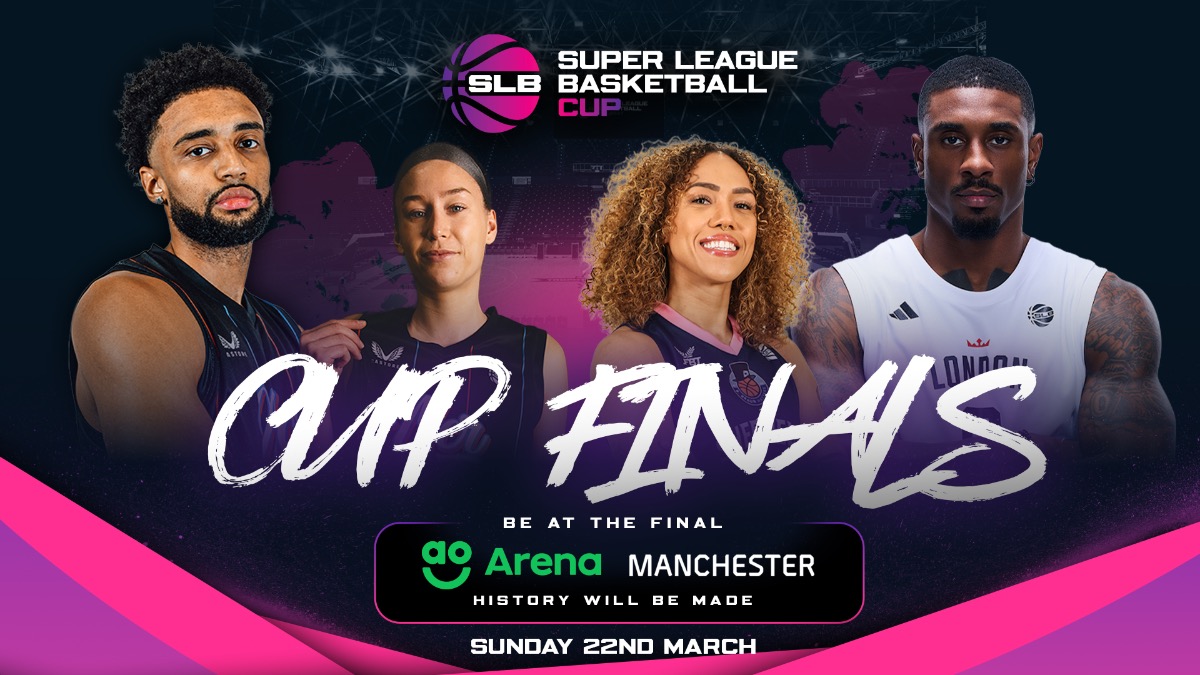 Manchester Basketball men's and women's team both in Super League Cup Finals 2026