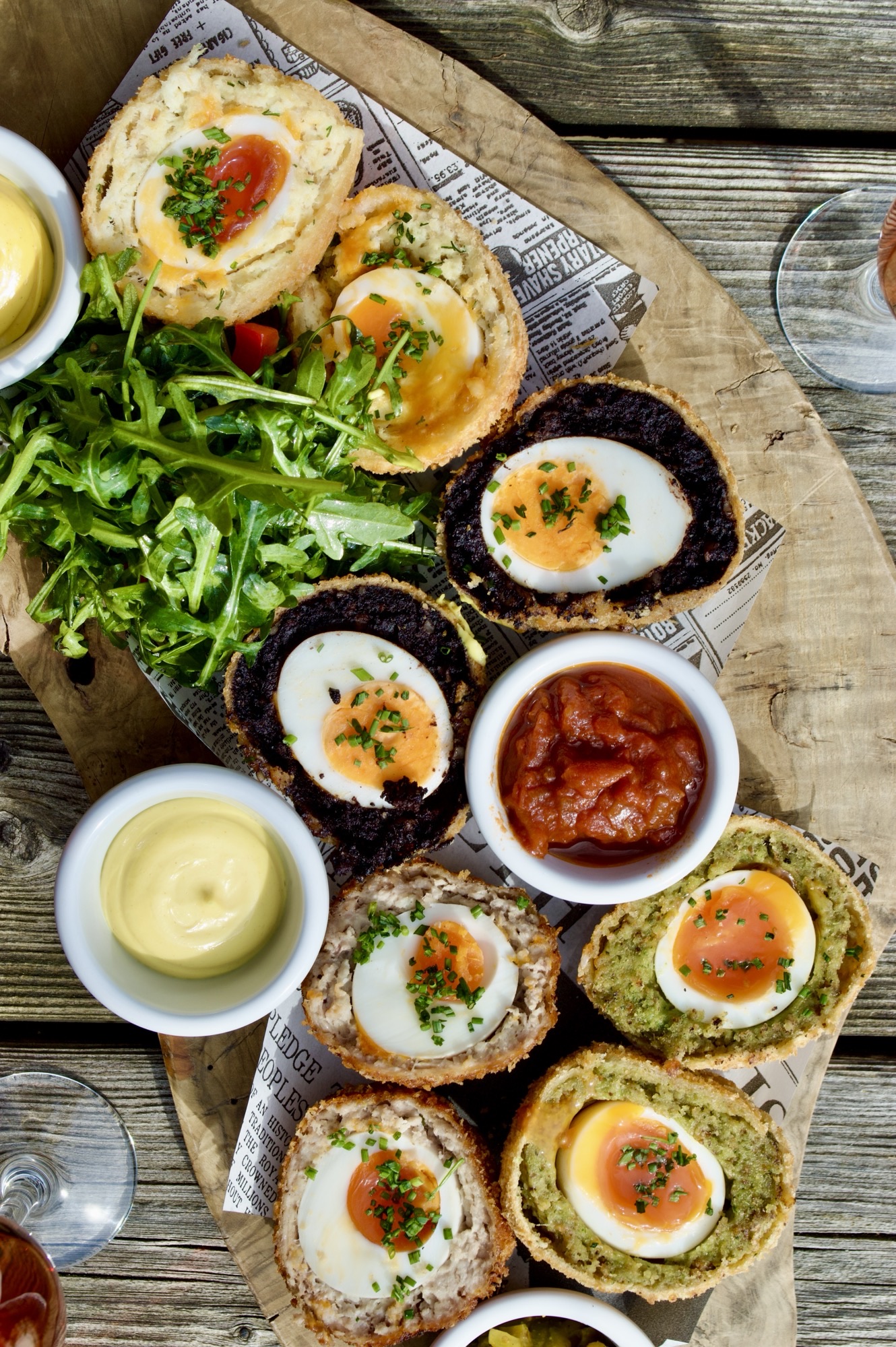 A pub in Stockport has launched a full Scotch egg menu
