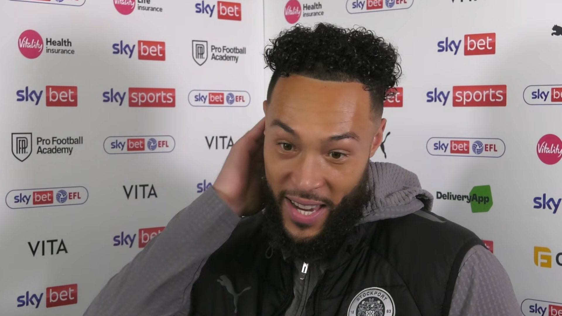 Kyle Wootton moved to centre-back defensive injuries Stockport County