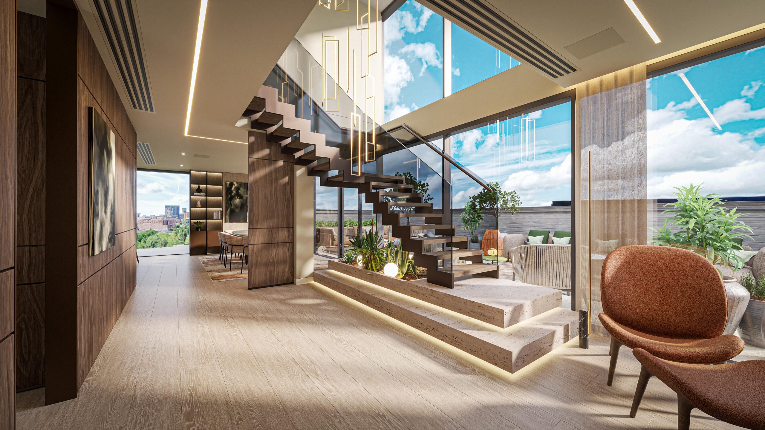 First look at the lavish two-storey penthouse hotel suite opening at the Etihad campus