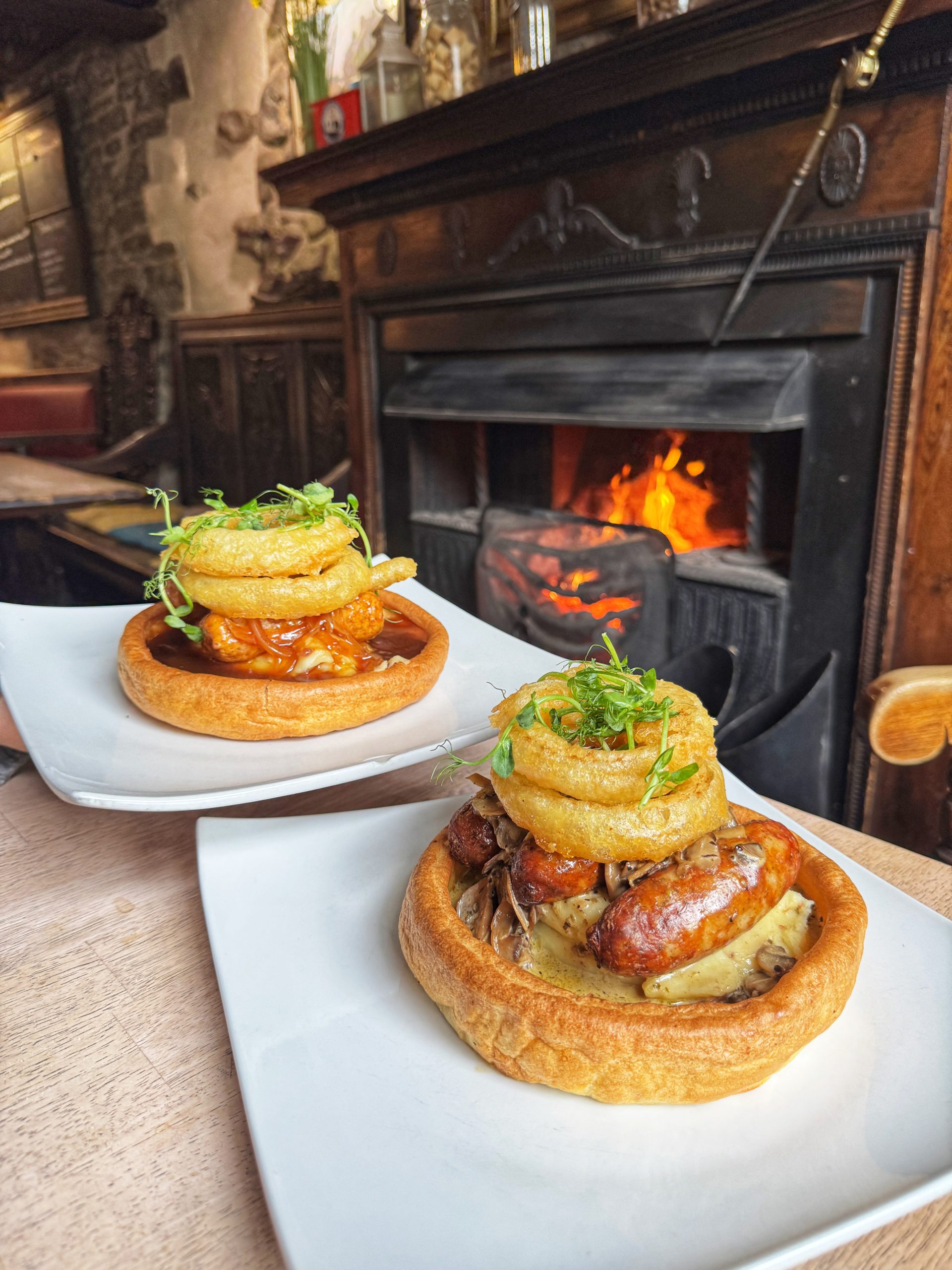 The cosy Peak District pub serving a pick'n'mix sausage and mash menu