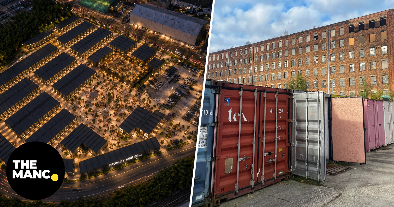 A brand-new shipping container village is opening in Manchester