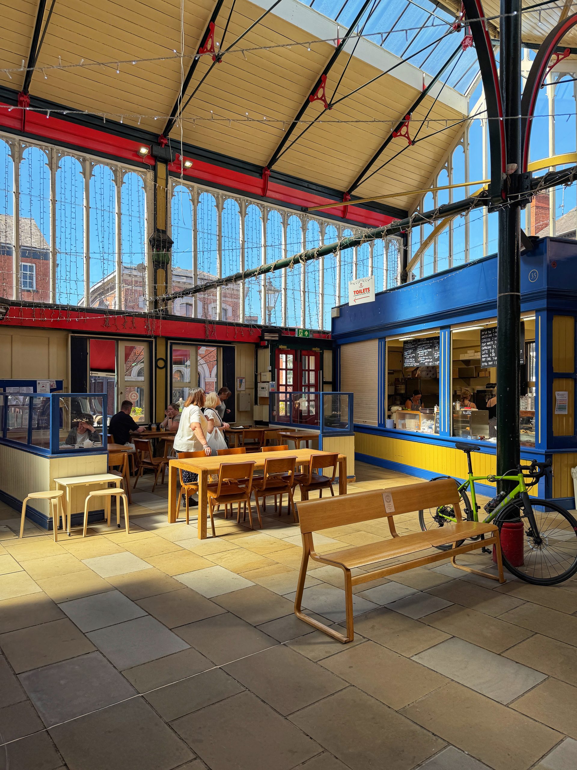 Auntie Lou's cafe in Stockport Market Hall