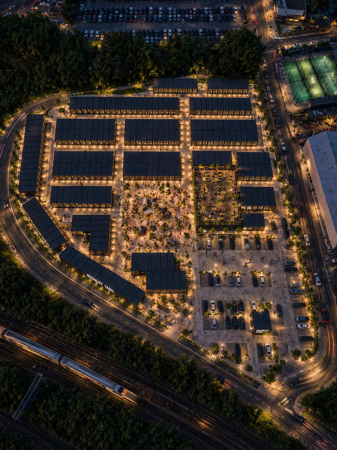 How Bromley Yard will look. Credit: Meanwhile Creative