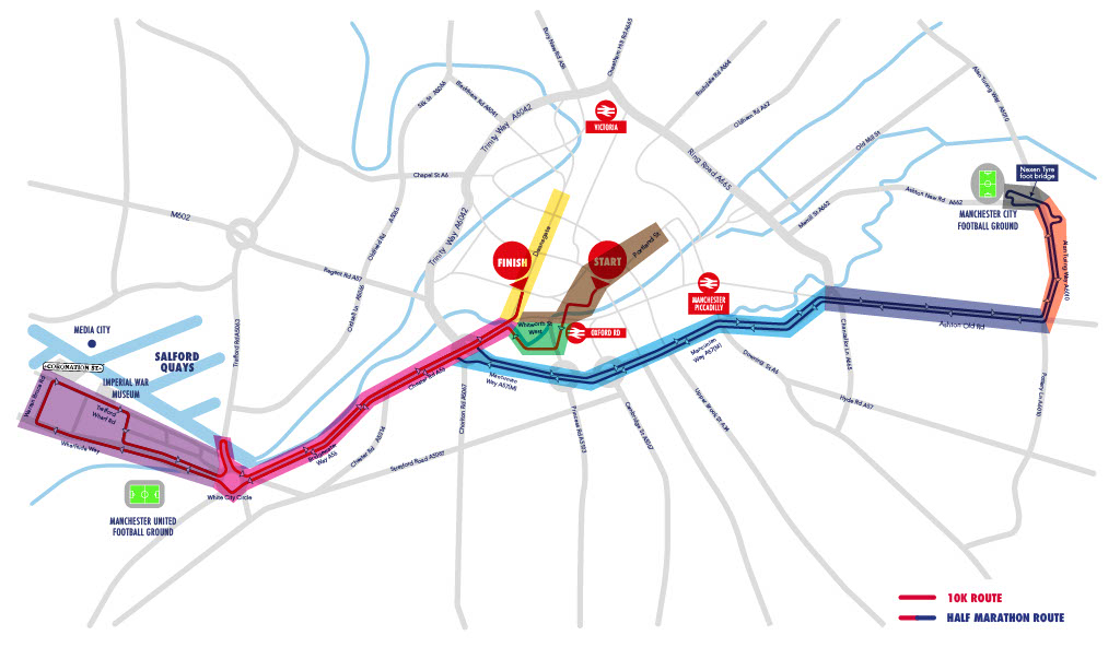 great mcr run route map 2026