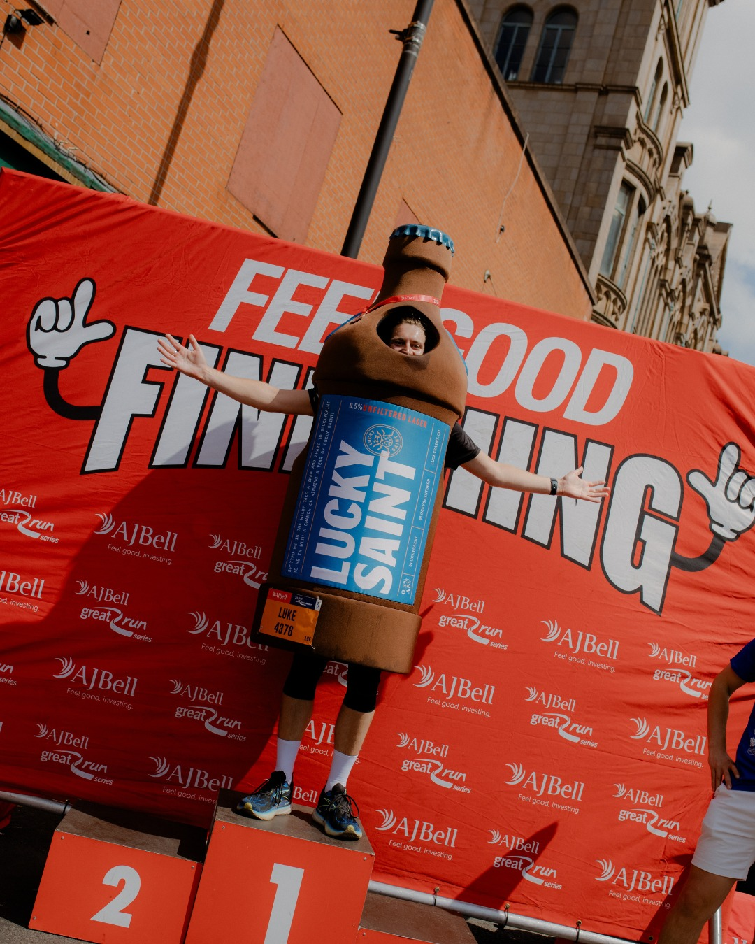 alcohol free beer great manchester run
