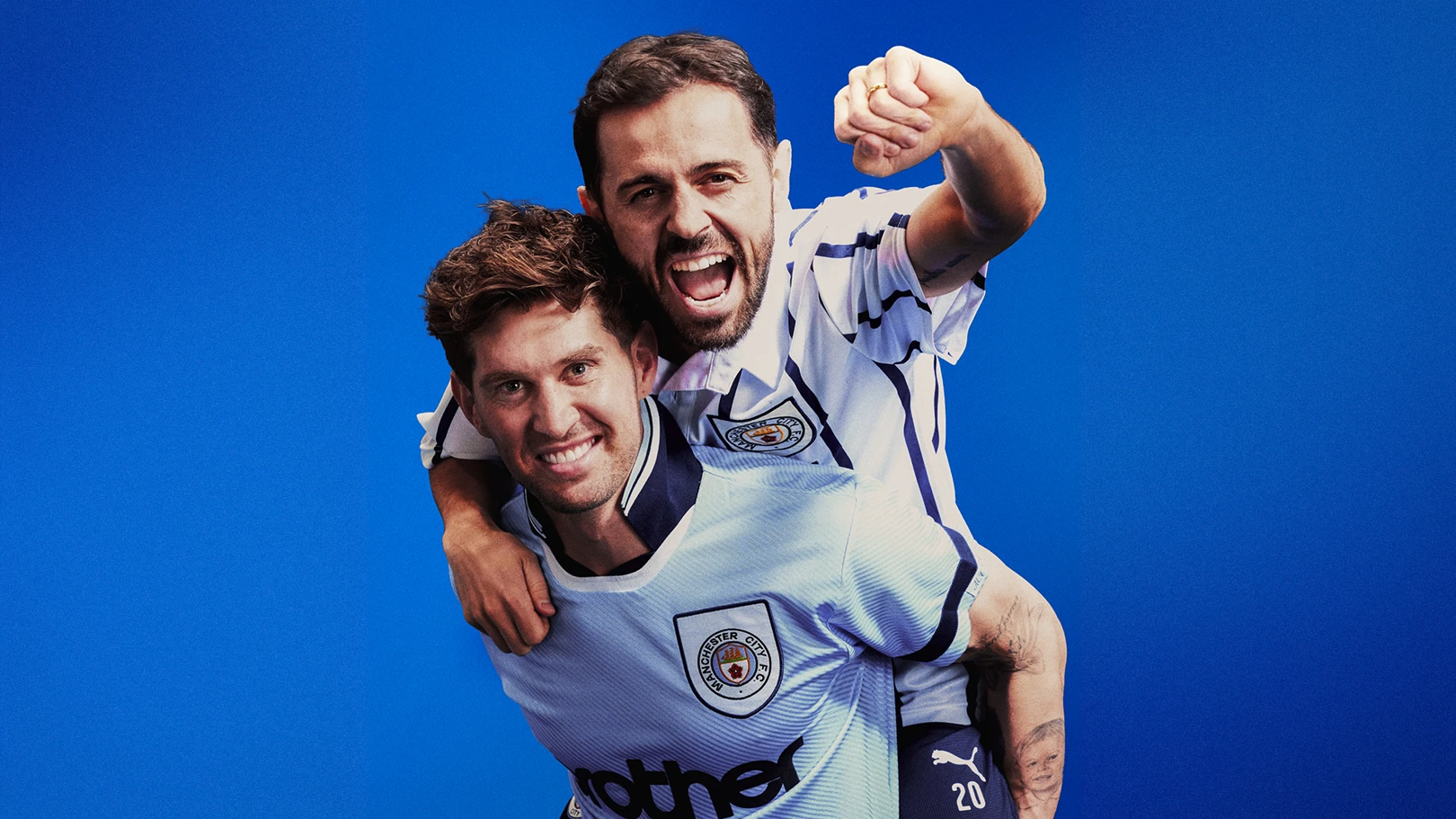 John Stones Bernardo Silva pub Manchester city centre