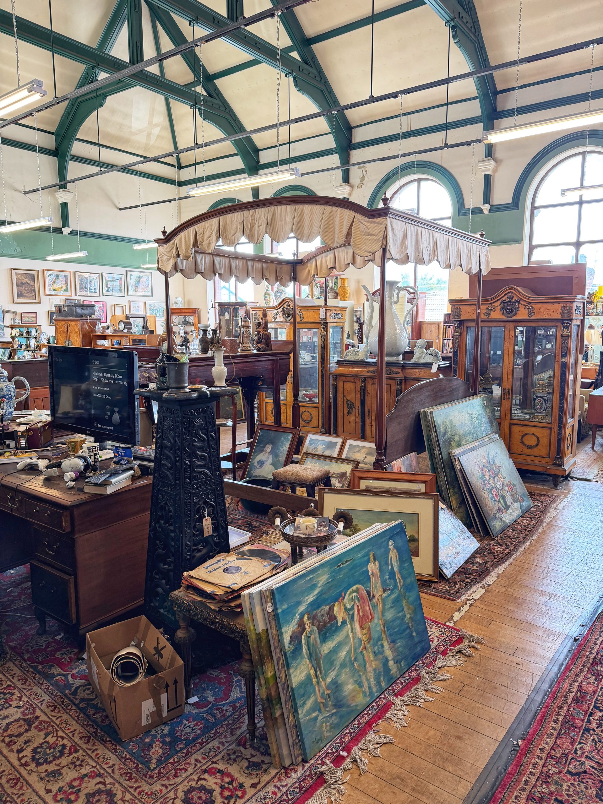 A glimpse inside Levenshulme Antiques Village