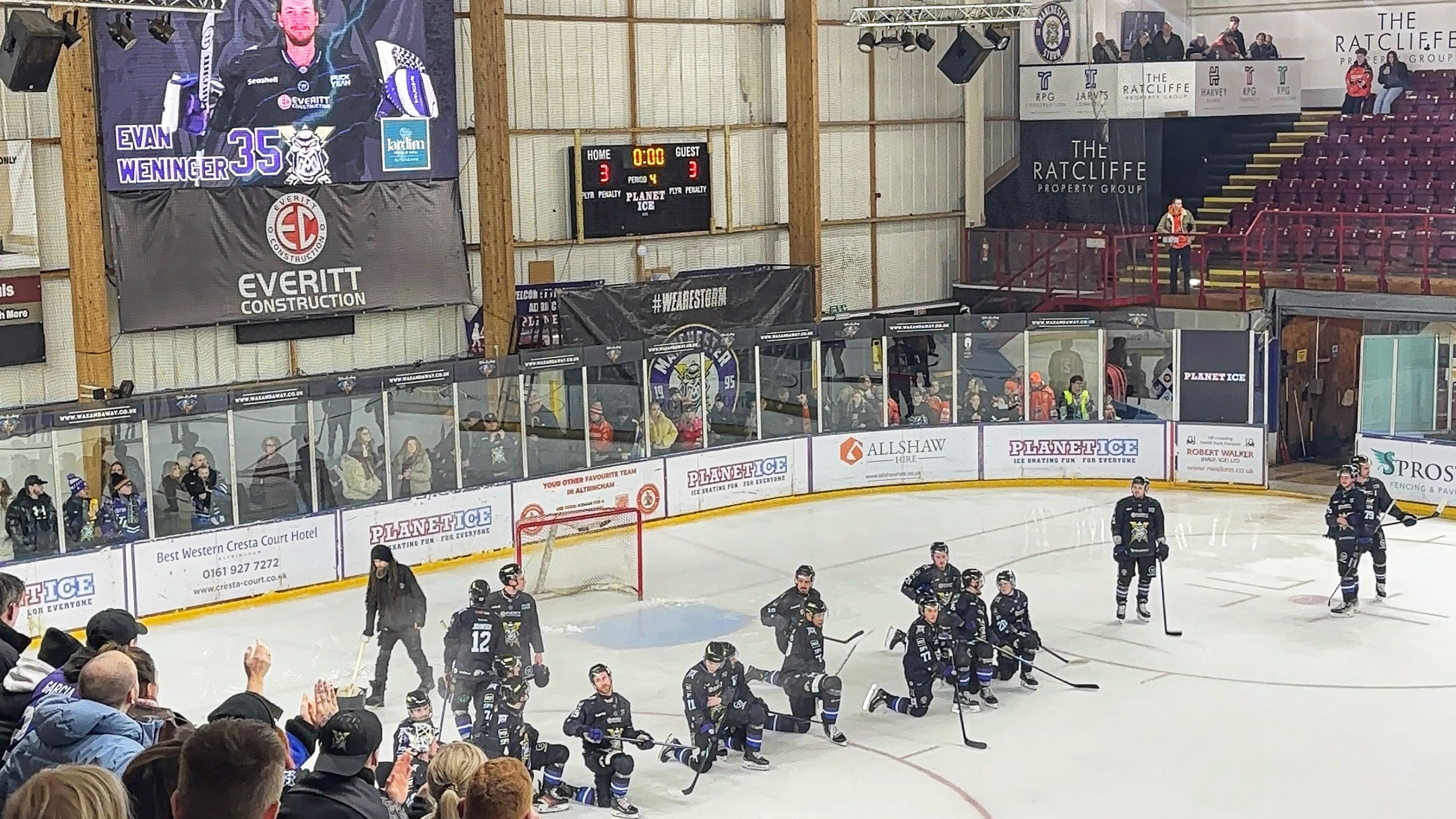 Manchester Storm own and loan player jerseys