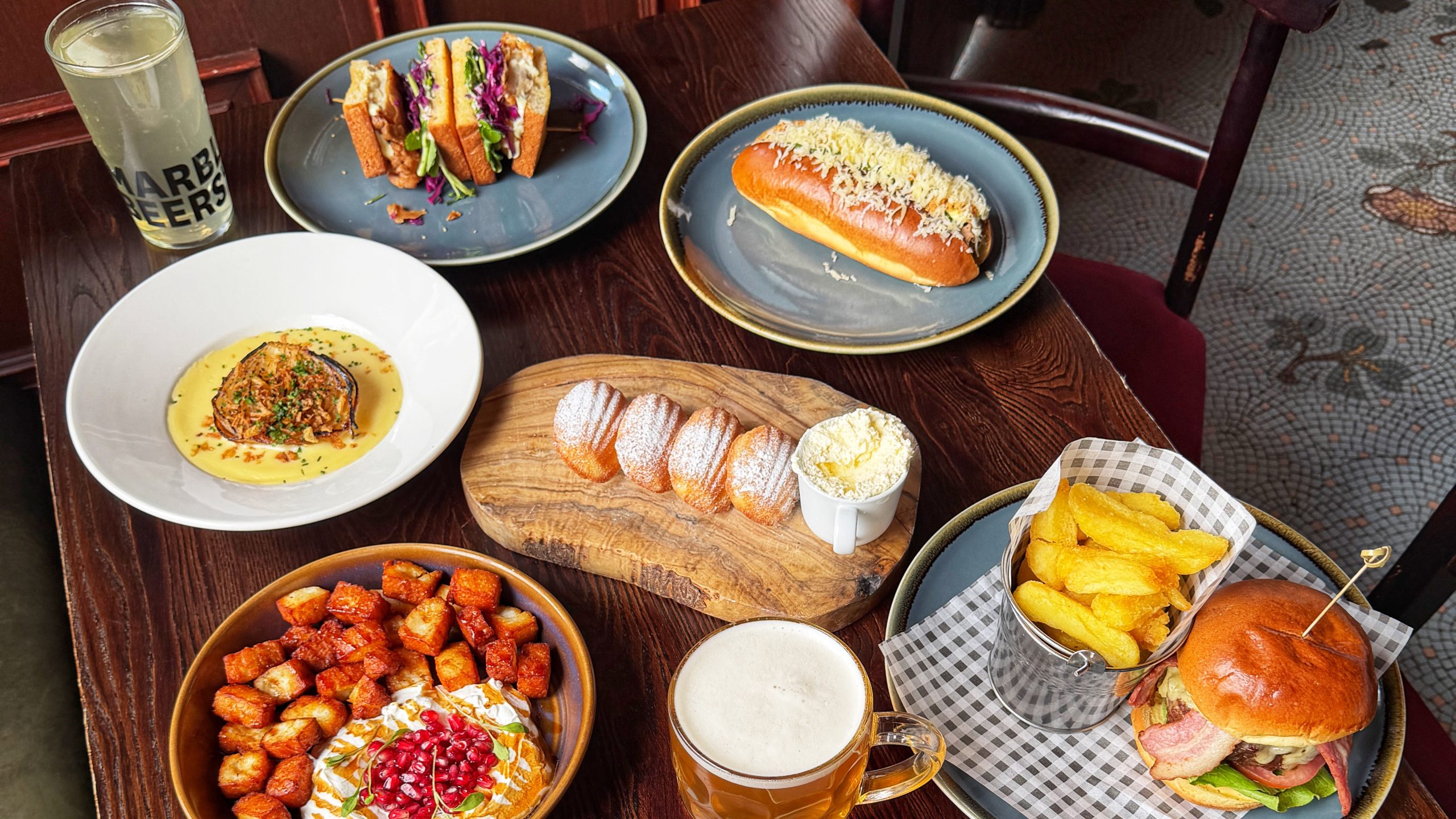 The Marble Arch Inn new food menu Manchester