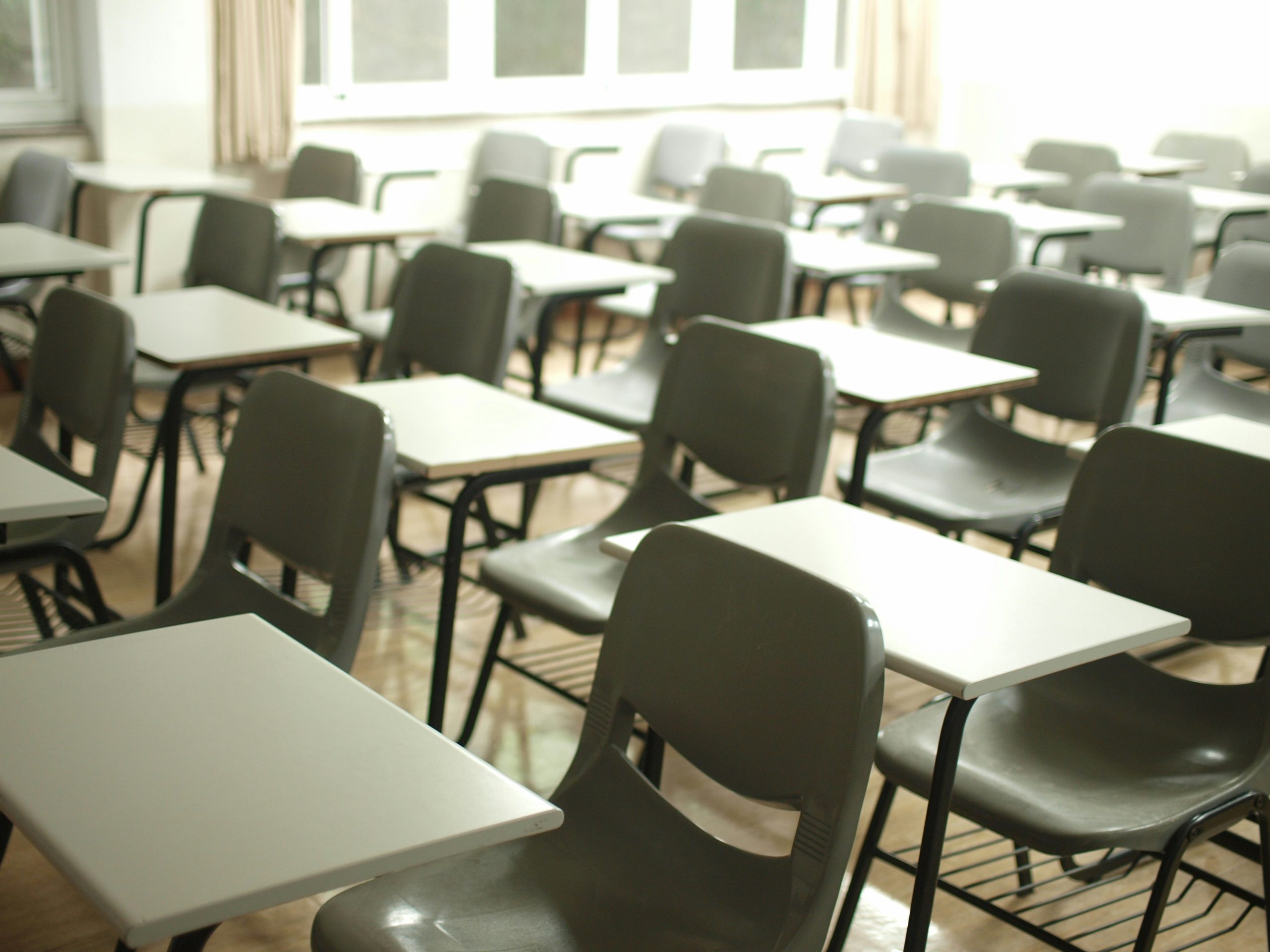 School exam hall / classroom