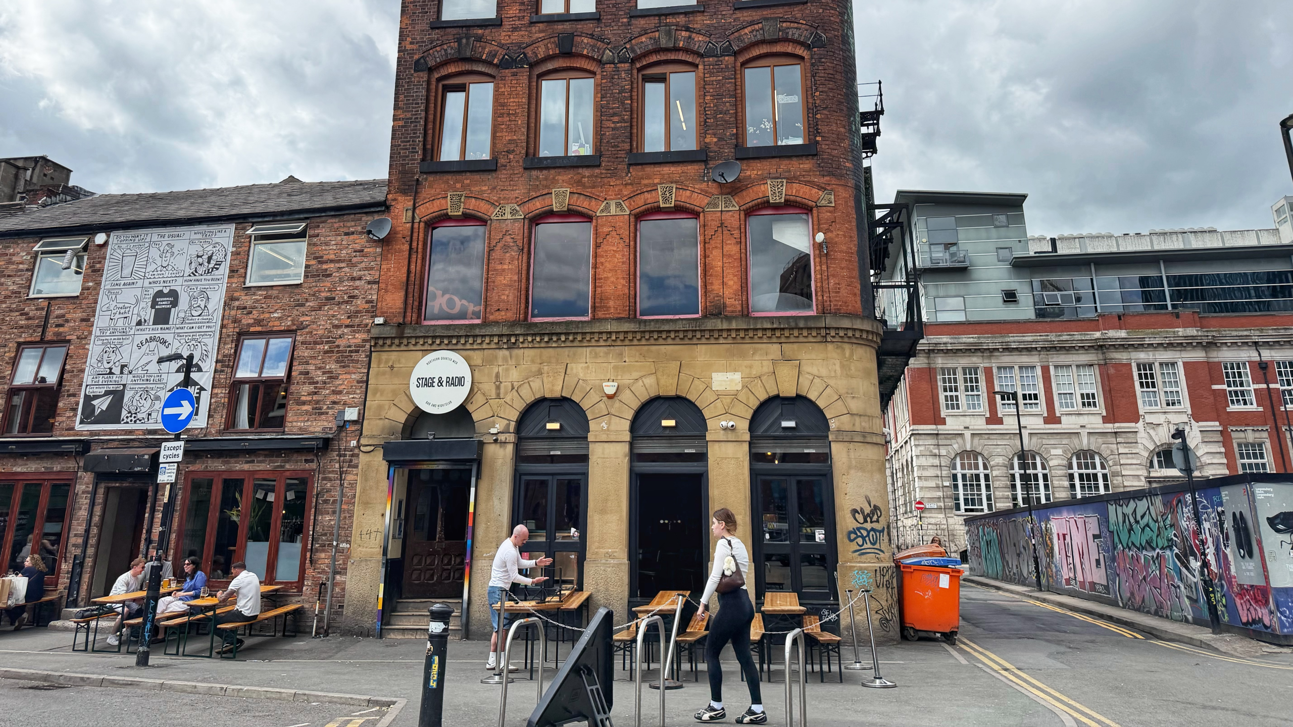 Stage and Radio petition and statement against new flats redevelopment Manchester