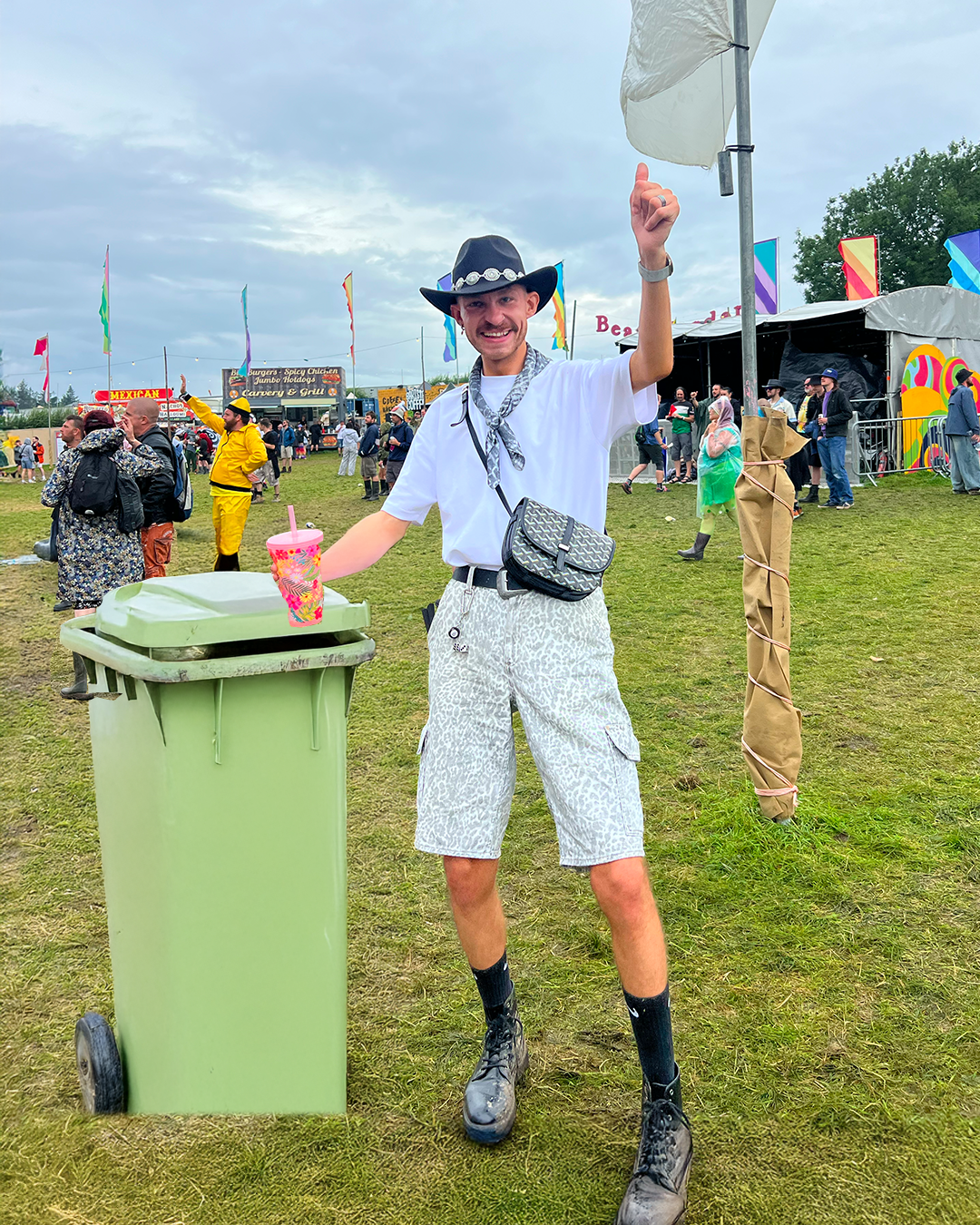 Festival-goers urged to stop taking wheelie bins full of booze