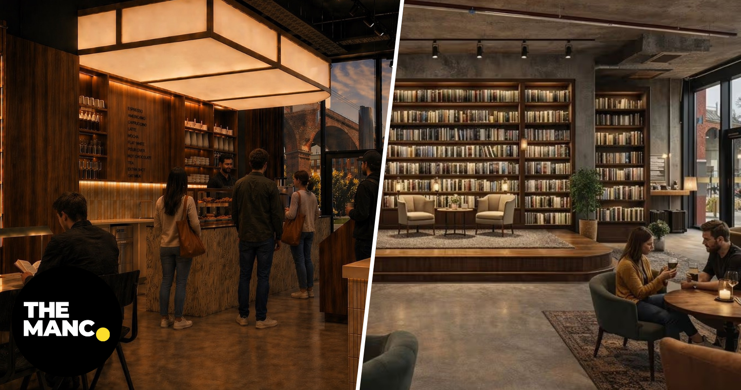 A huge new bookshop, cafe and wine bar is opening in Stockport