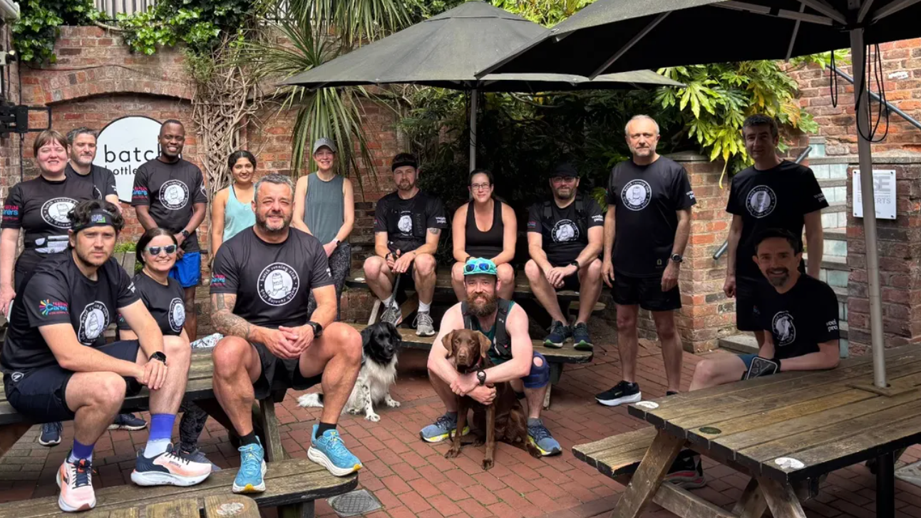 Altrincham run club 24hr Everest challenge Jim's Big Tesco charity hill run