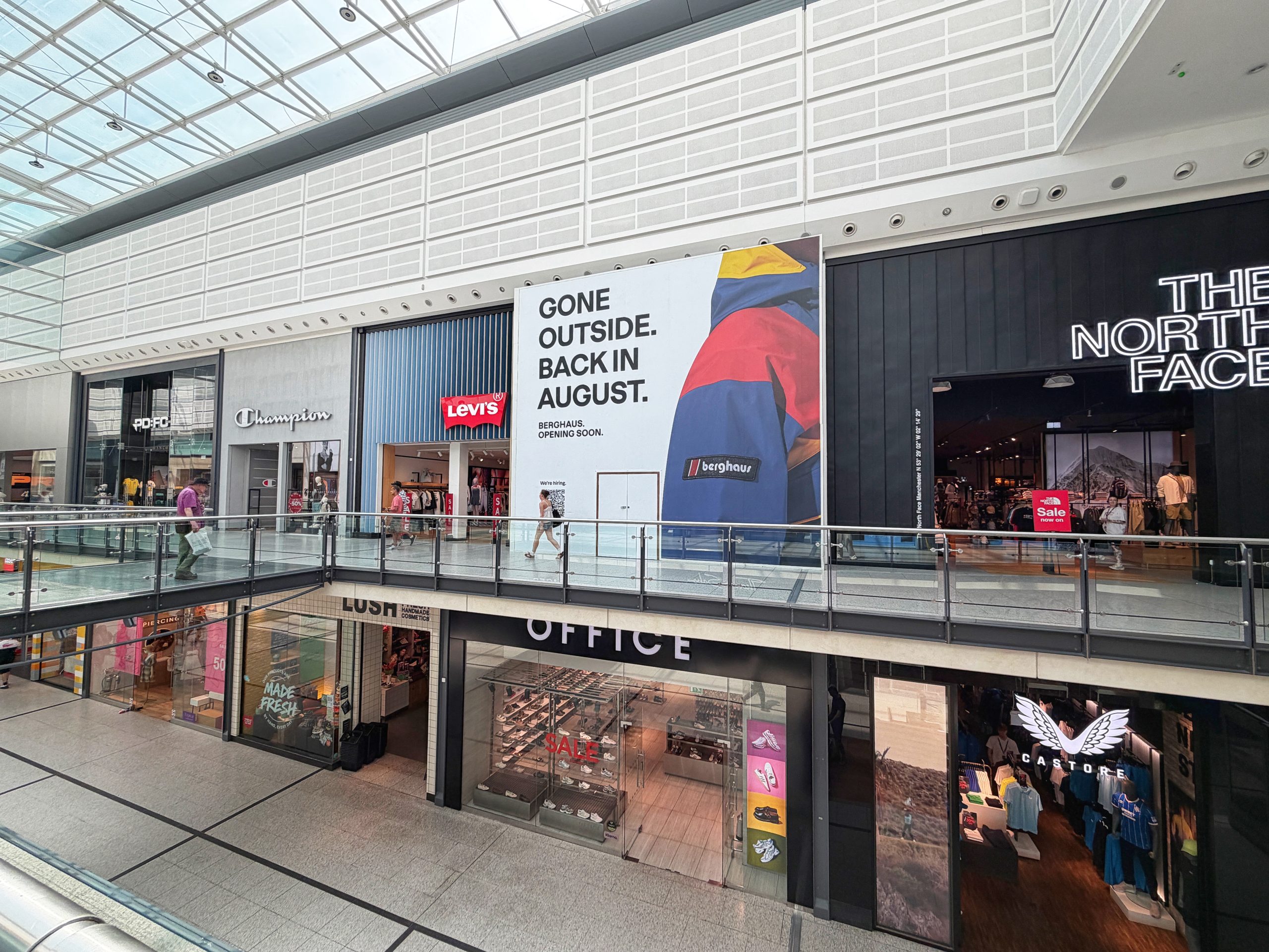 Berghaus is opening in Manchester Arndale