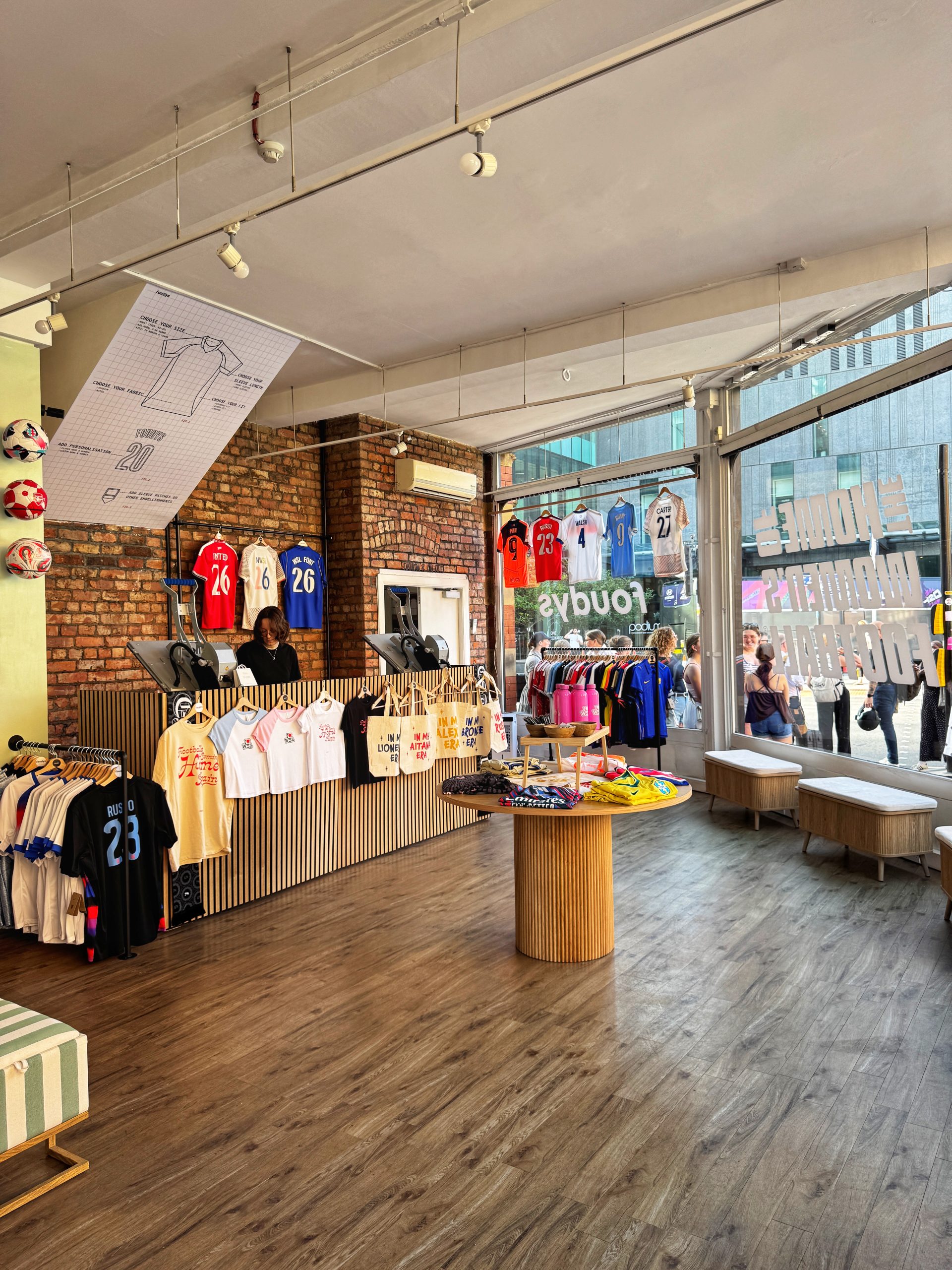 Foudys in Manchester is the first store dedicated to women's football