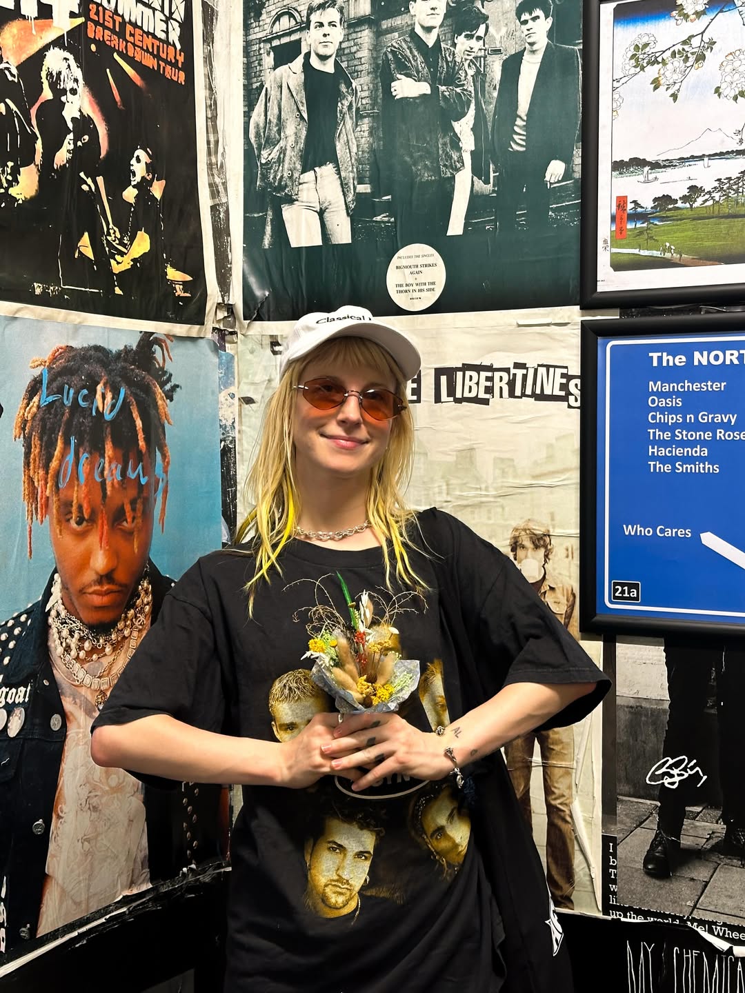 Hayley Williams spotted in Afflecks in Manchester