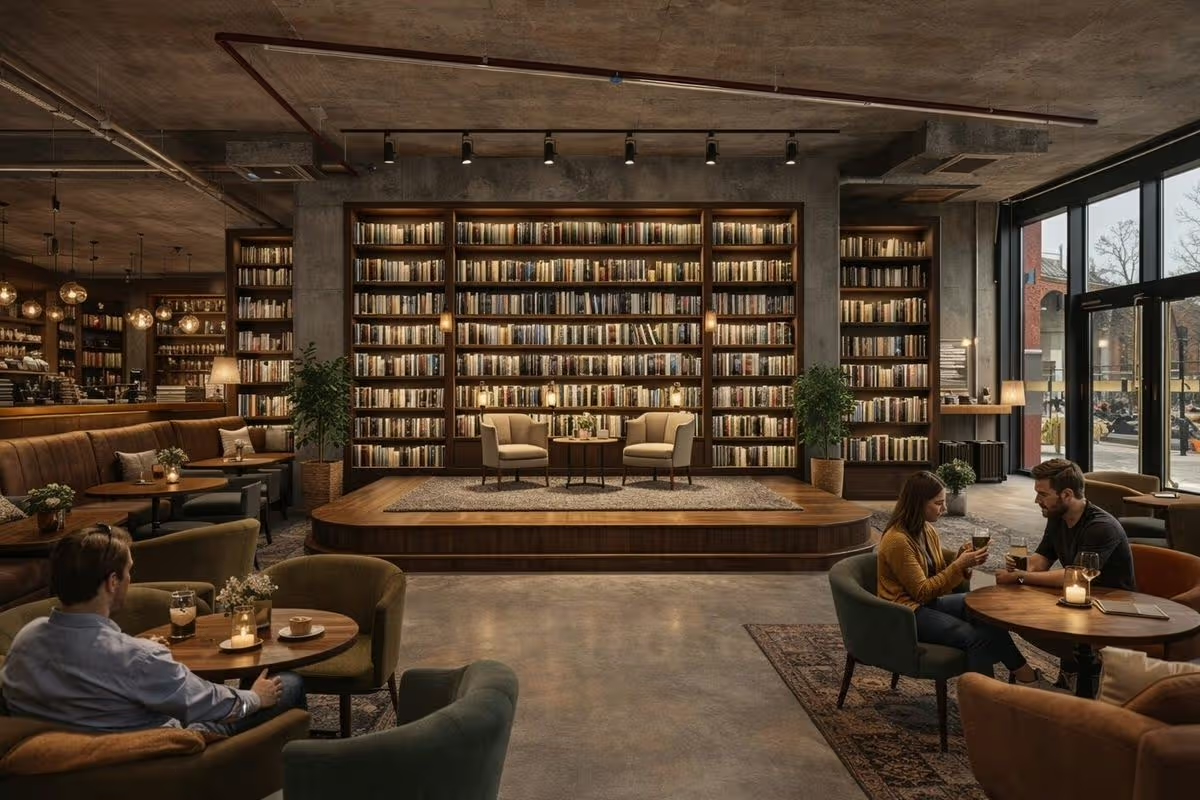 A huge new bookshop, cafe and wine bar is opening in Stockport